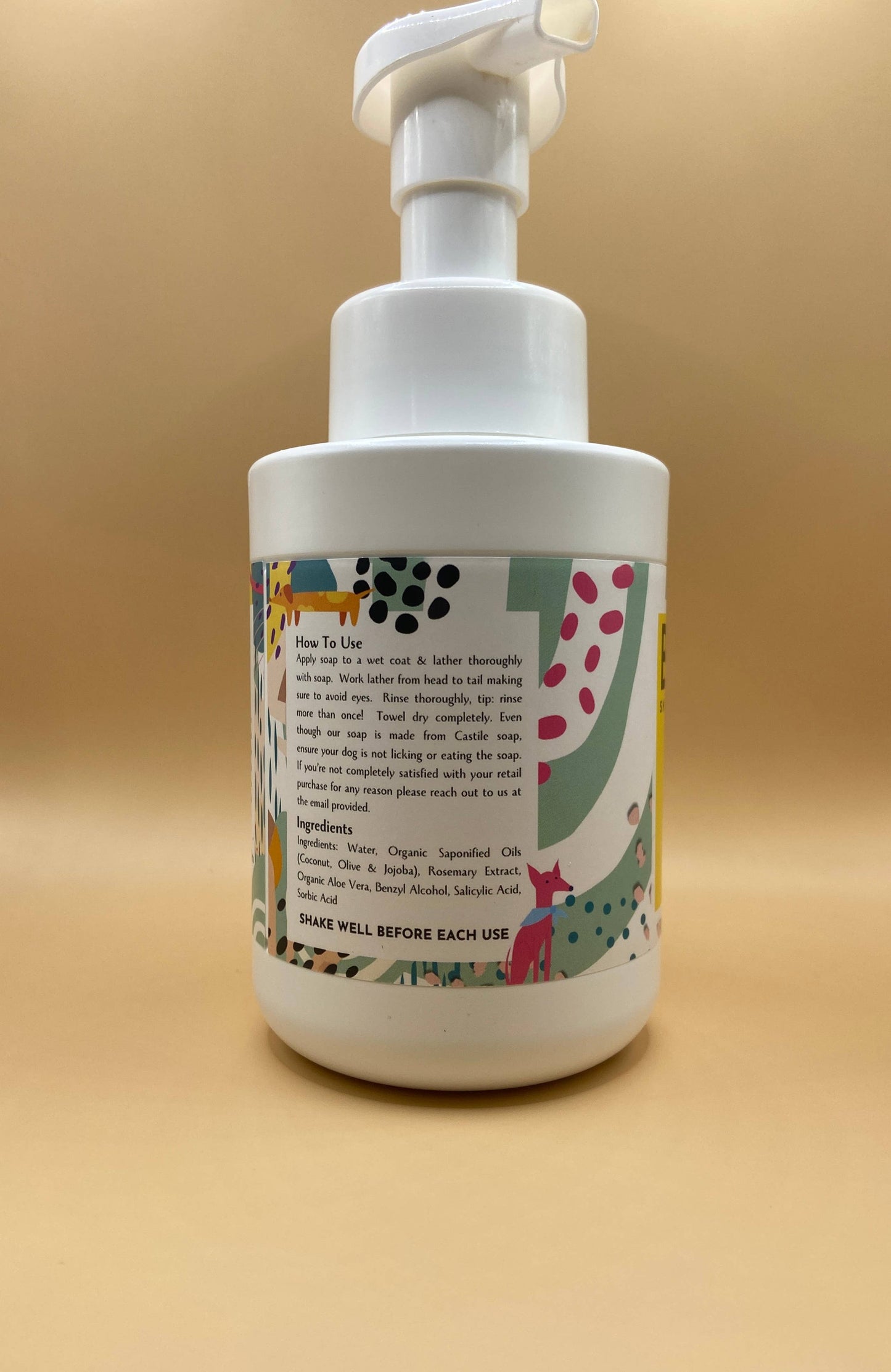 Dog Shampoo Fragrance-Free Castile-Based Soap For Dogs