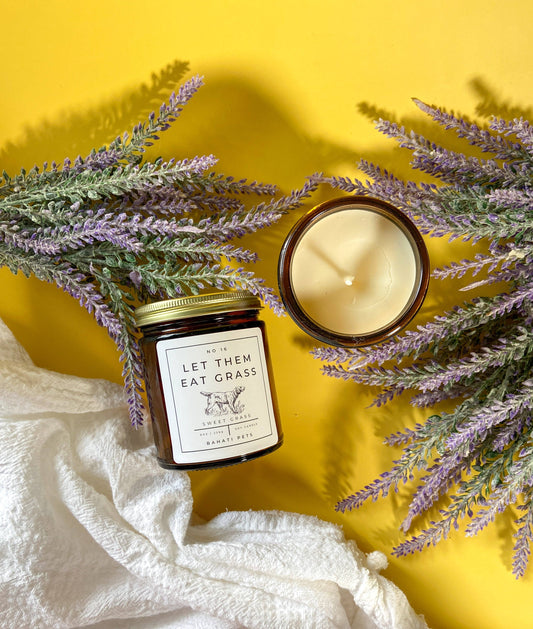 Let Them Eat Grass: Sweet Grass Soy Odor Eliminating Candle