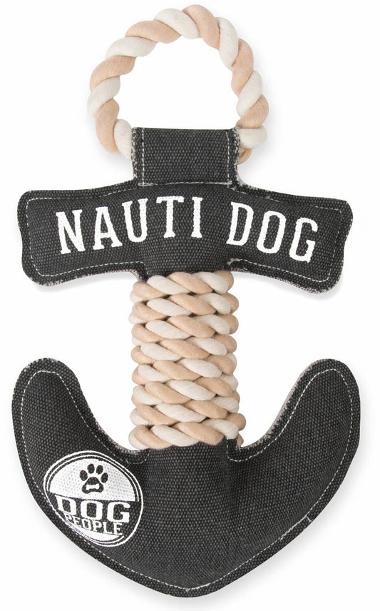 Nauti Dog - 12" Canvas Dog Toy on Rope