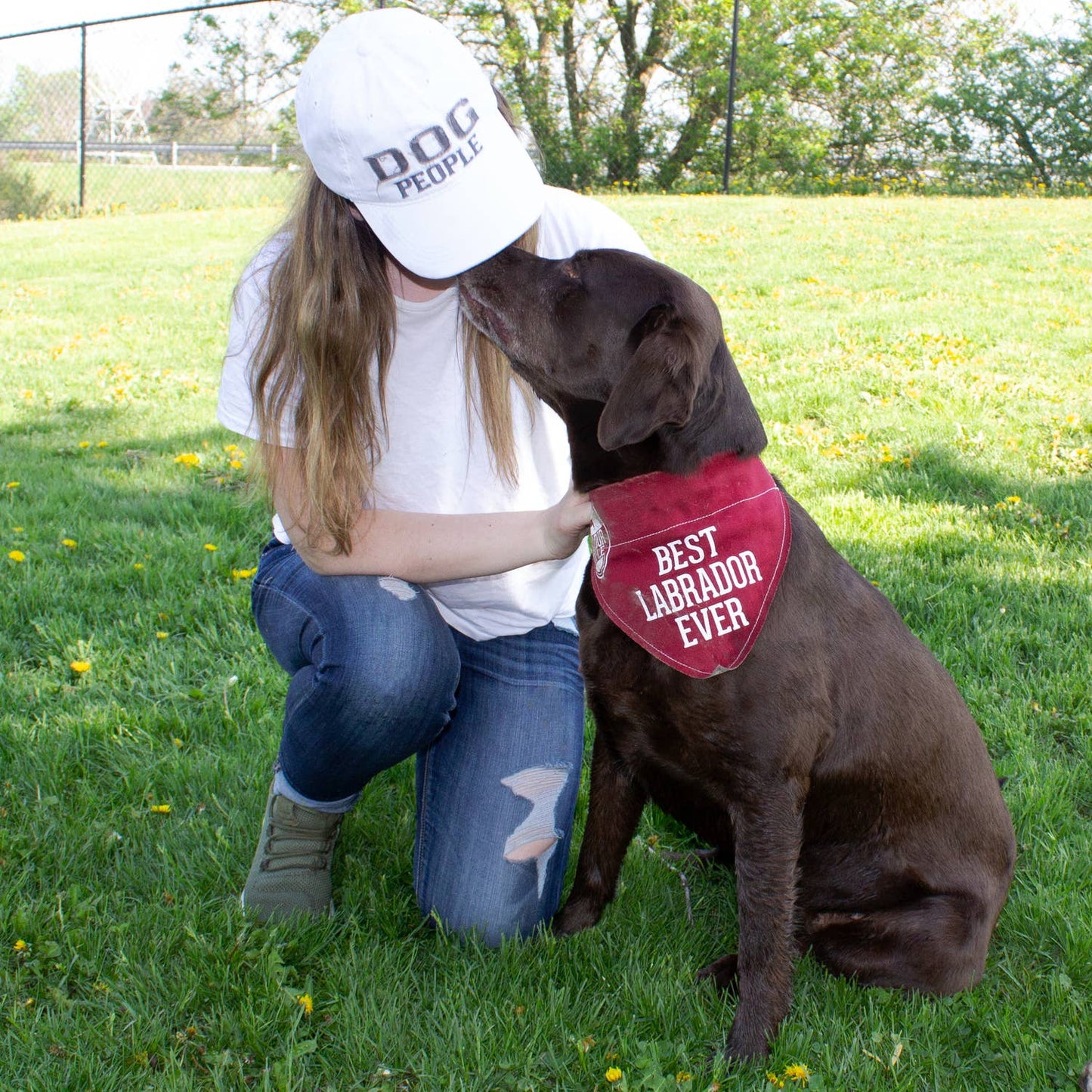 Best Labrador - 12" x 8" Canvas Slip-on Pet Bandana