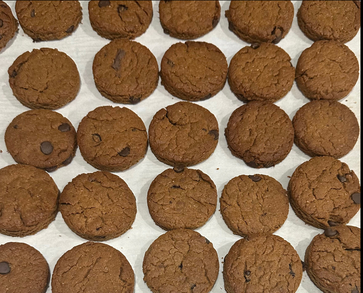 PB Carob Chip Cookies