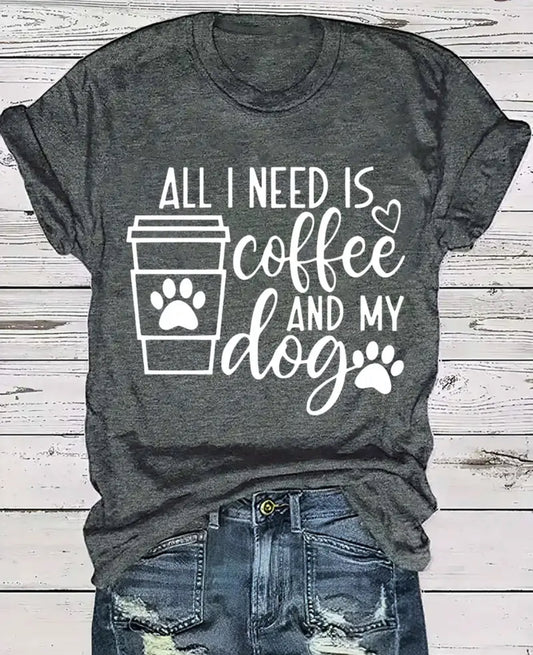 Coffee and My Dog Tshirt